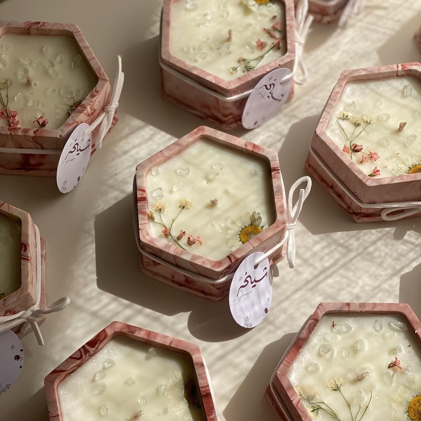 Lovely daisies and wild flowers candles ๐ธ