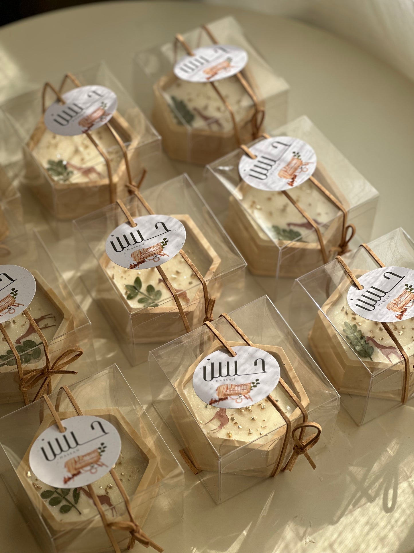Brown Giraffe Candles 🦒شموع ثيم الزرافة البنية 