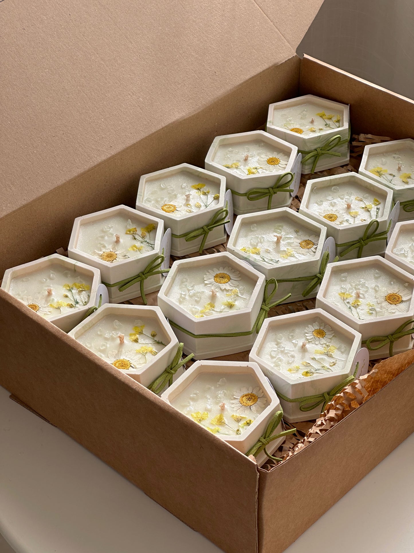 Daisy flowers Candles 🌼شموع زهرة الاقحوان 