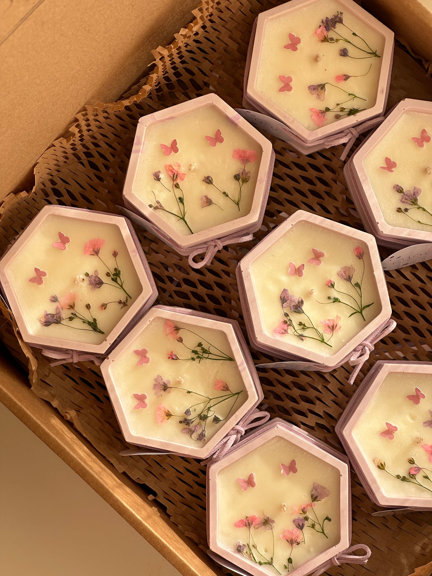 Lilac Garden Candles 🌸 شموع حديقة الليلك 