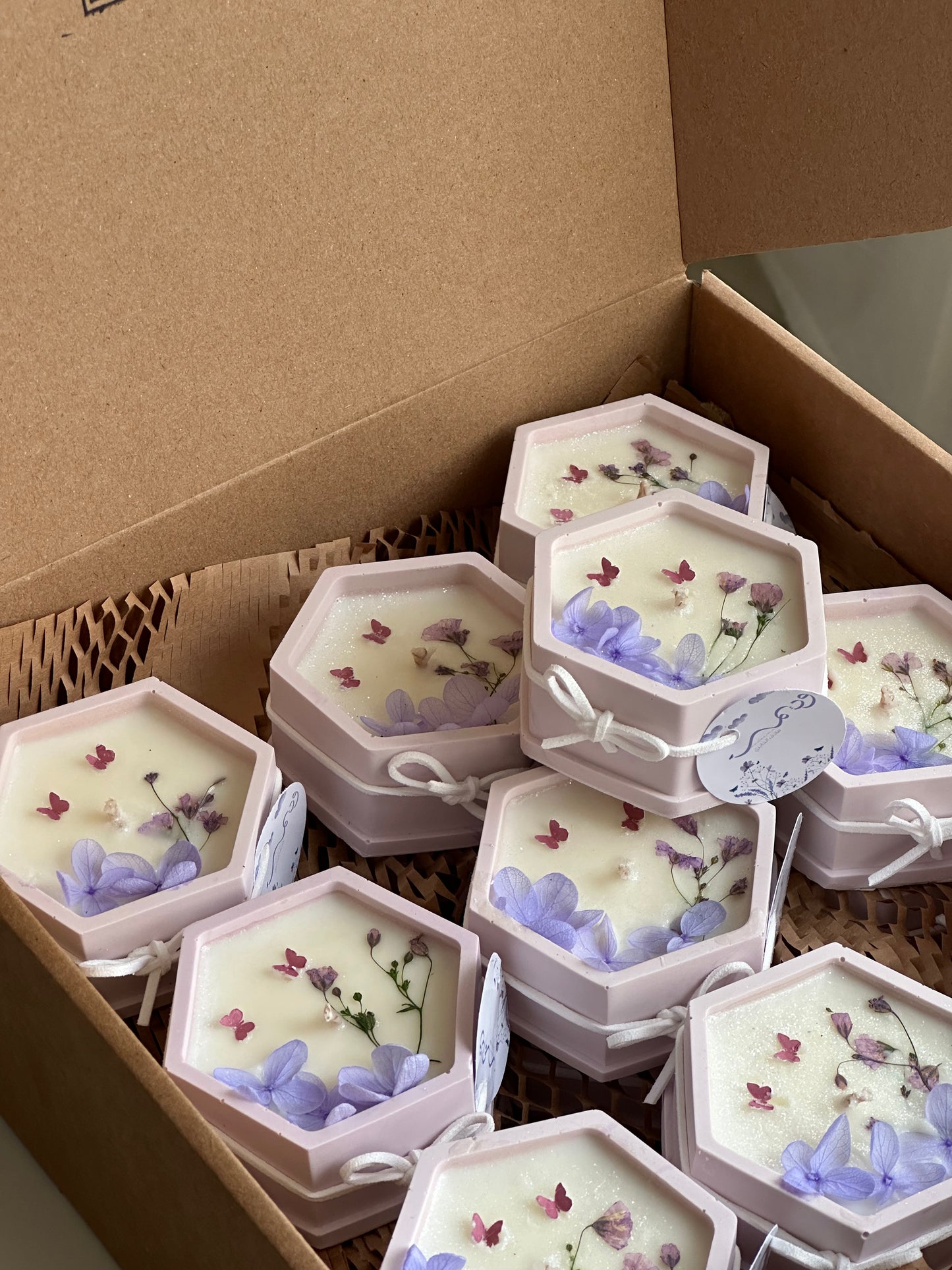 Purple Petals Garden Candles شموع الحديقة البنفسجية 💜 