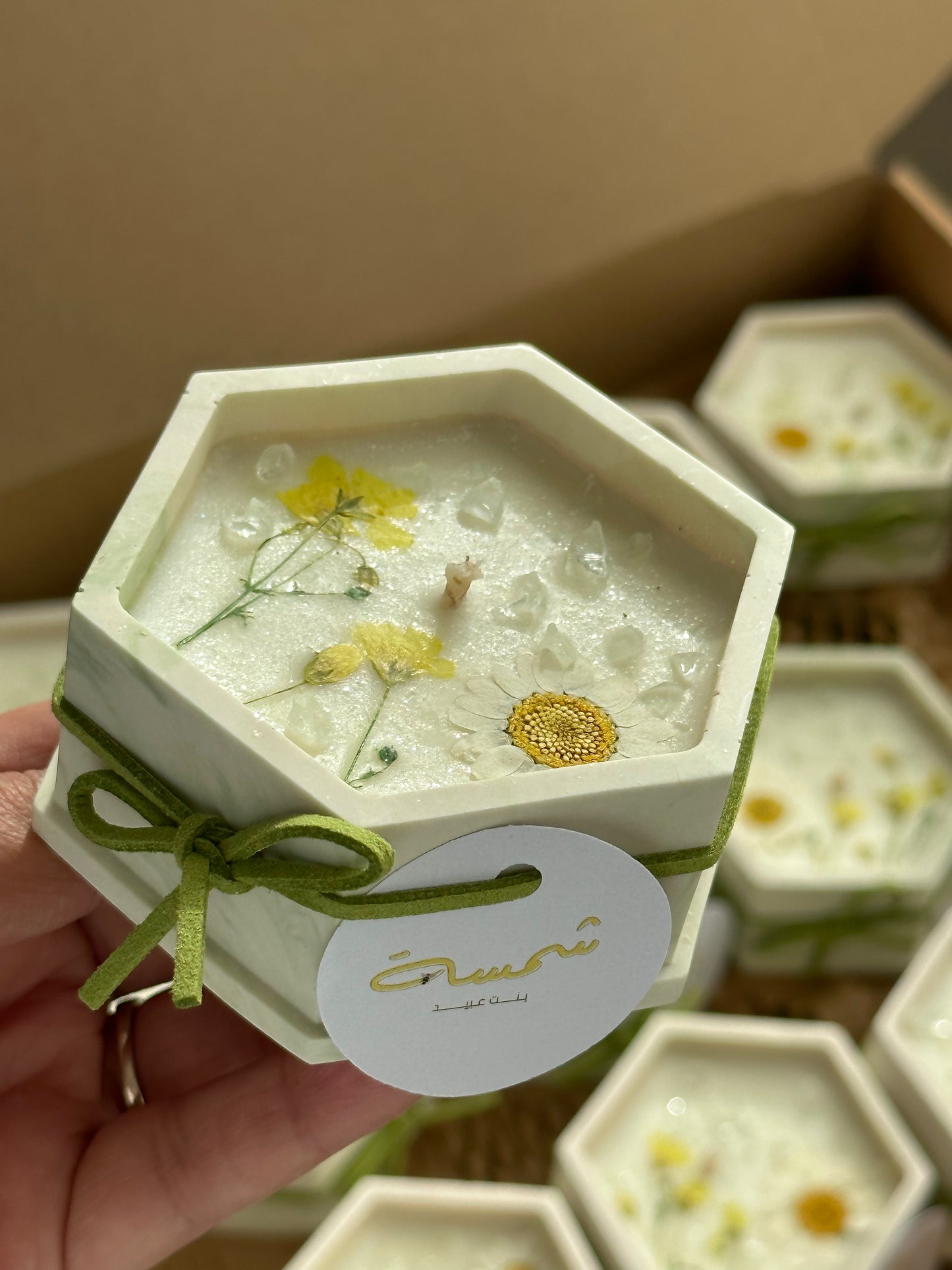 Daisy flowers Candles 🌼شموع زهرة الاقحوان 