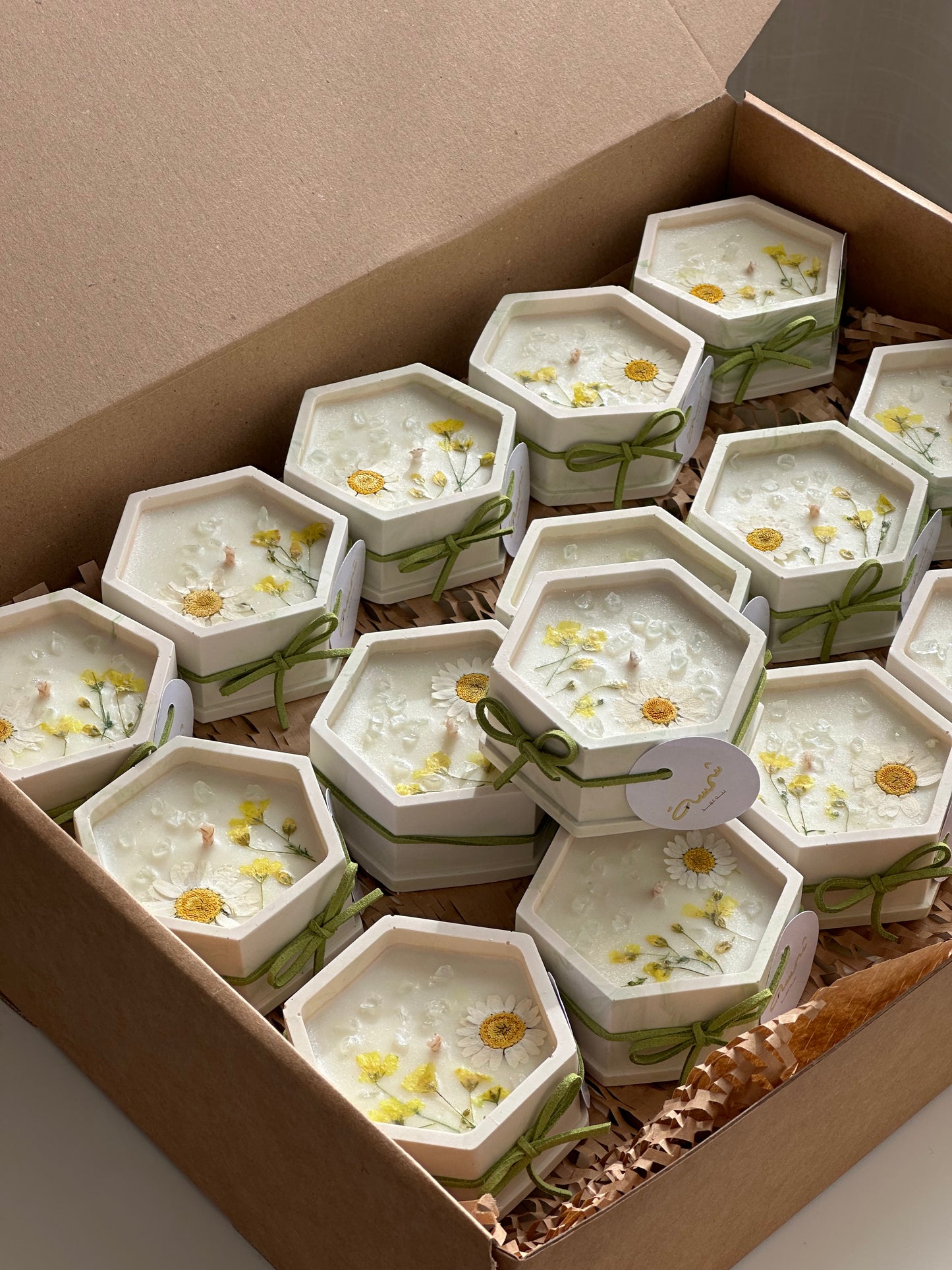 Sky Blue and Rust Candles شموع اللون الازرق السماوي والبرتقالي 