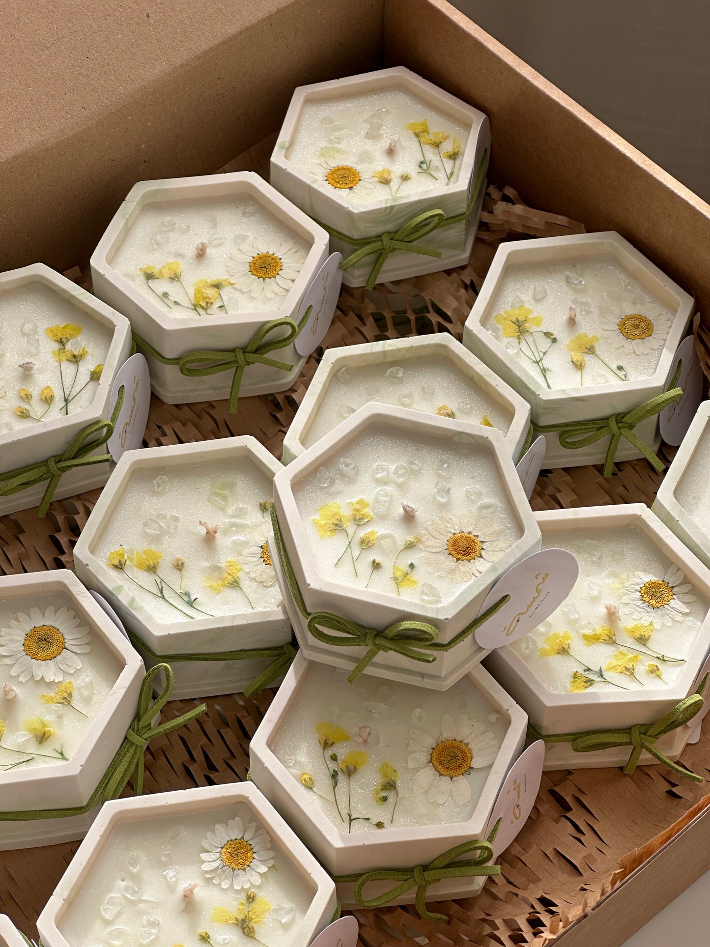 Daisy flowers Candles 🌼شموع زهرة الاقحوان 