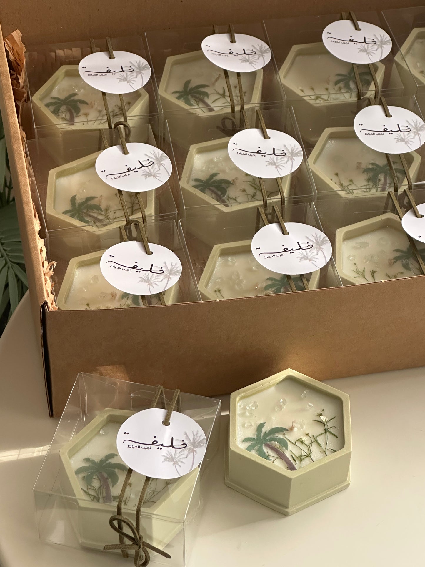 Palm tree Candles 🌴شمعة ثيم النخيل