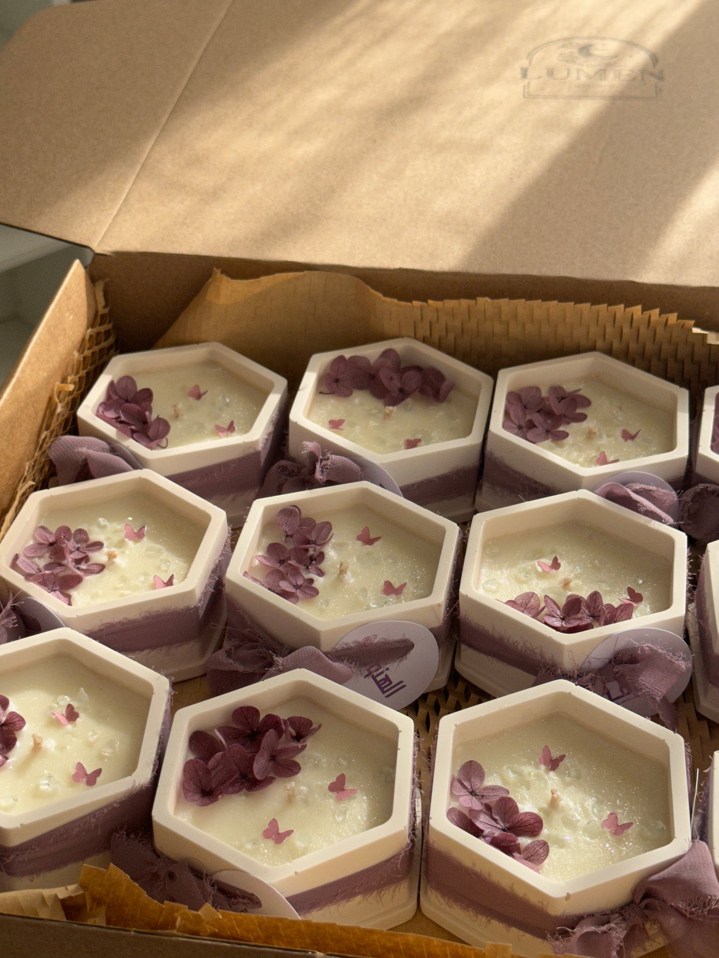 Purple Plum Flora Candles