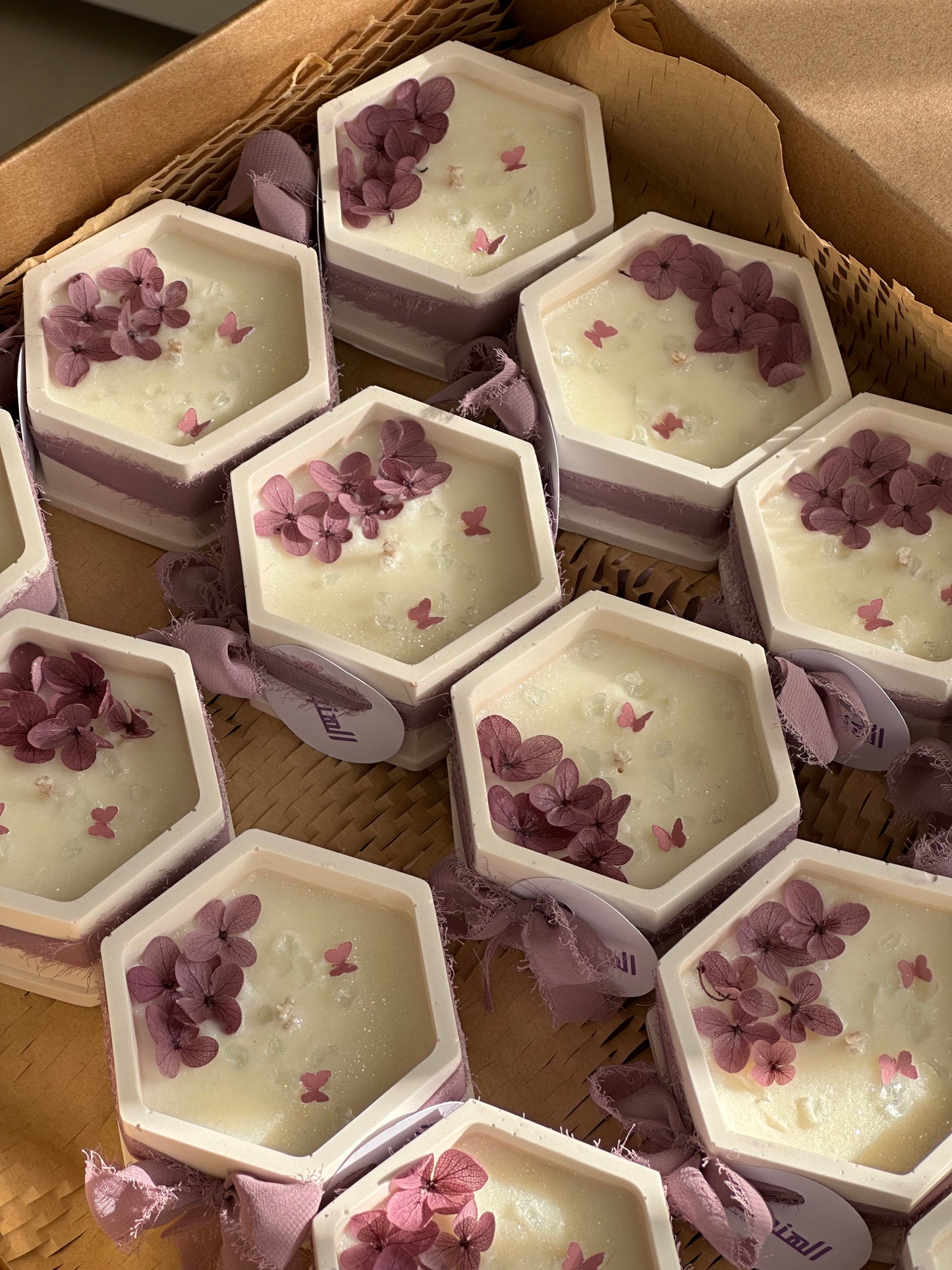 Purple Plum Flora Candles