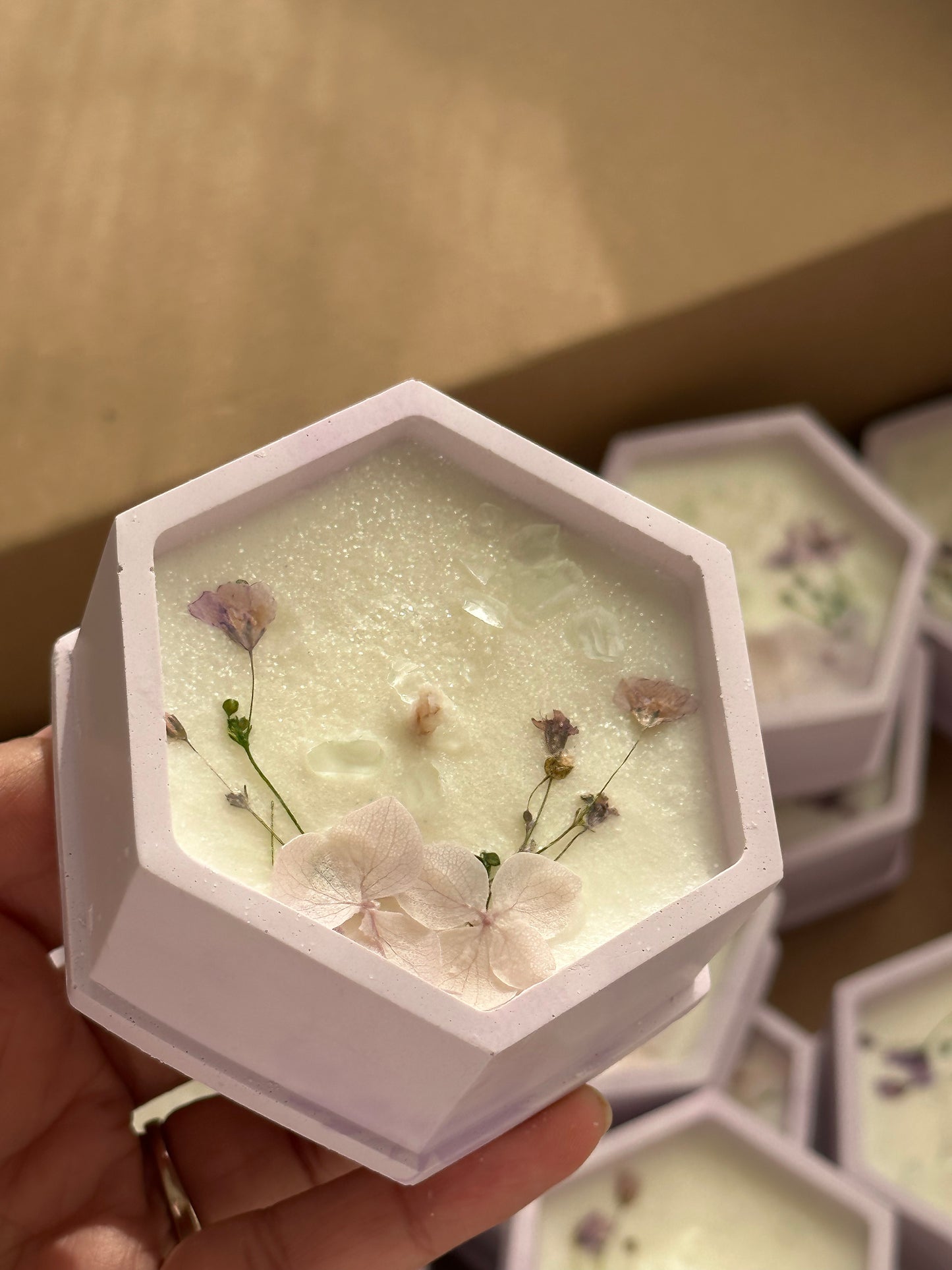 Purple Bouquet Candles 💐 شموع الباقة البنفسجية